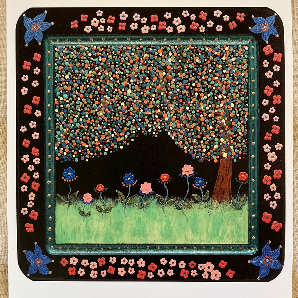 “Evening in the Festive Forest” Original Print